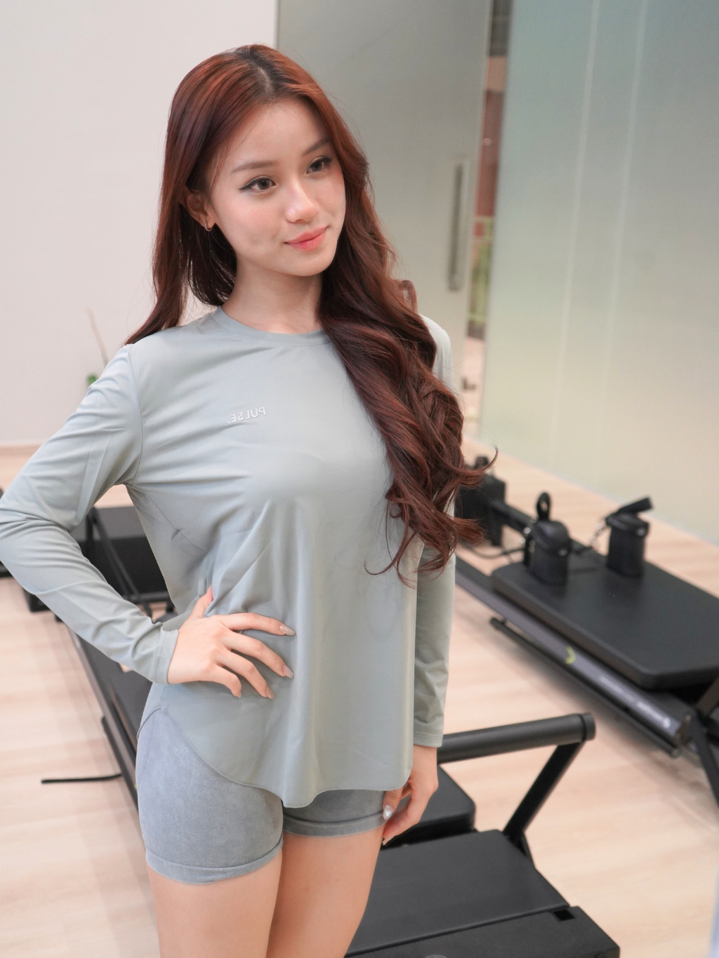 PULSE. Flow Women's Long Sleeve in Grey